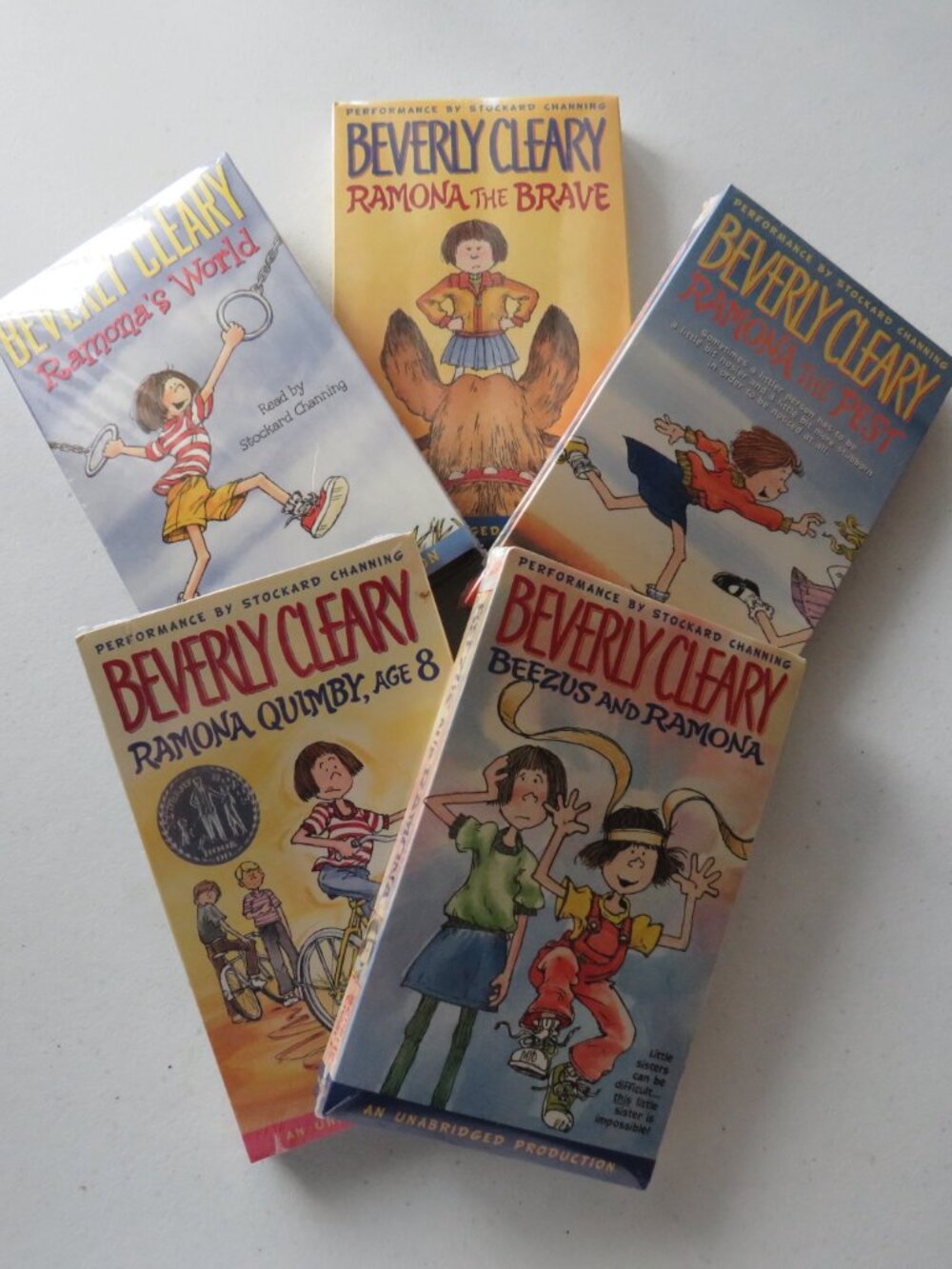 Ramona Adventures Beverly Cleary Lot of 5 New Audio books on Audio Cassettes